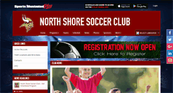 Desktop Screenshot of northshoresoccer.com