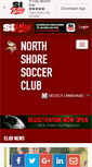 Mobile Screenshot of northshoresoccer.com